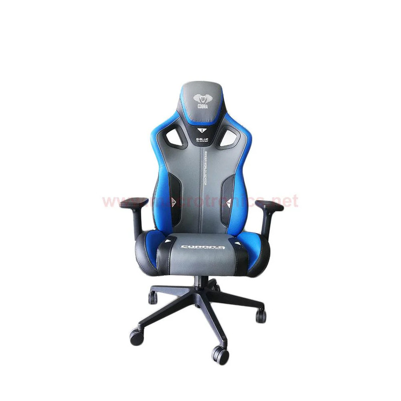 E-Blue EEC312 Cobra Gaming Chair - Black/Grey/Blue - كرسي